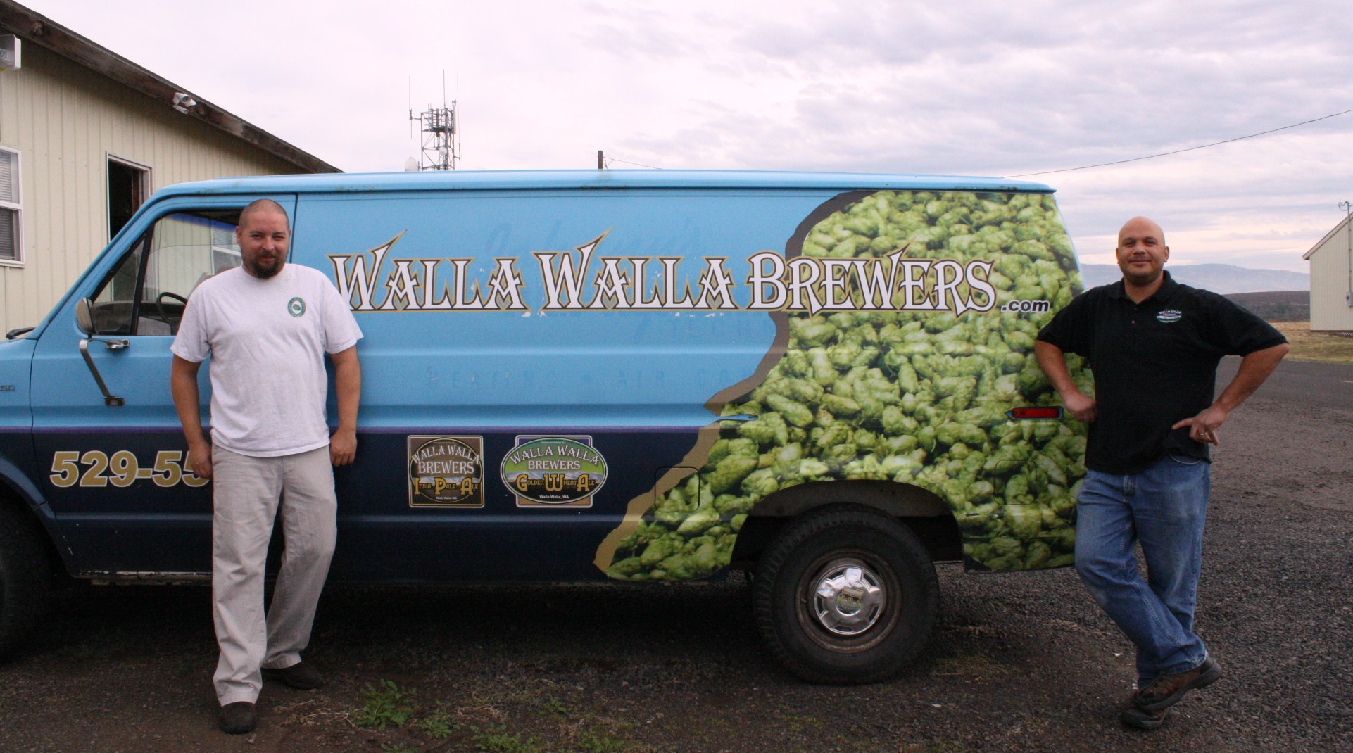 Walla Walla Brewers: Erik Wydra (left) and Tyson Crudup (right)