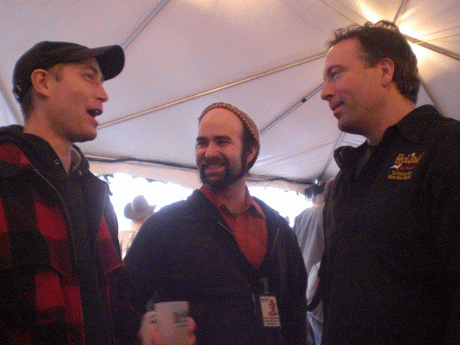 Jeff Alworth, Vasilios Gletsos, and Preston Weesner at Holiday Ale Fest