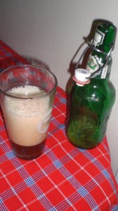 That's not Grolsch, that's our friend Marc's homebrewed Cascade IPA 