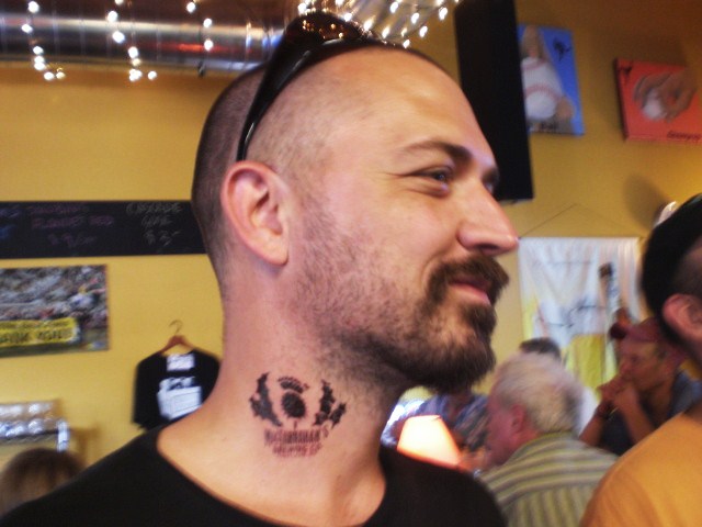 Former MacTarnahan's brewmaster Tom Bleigh' s inked out