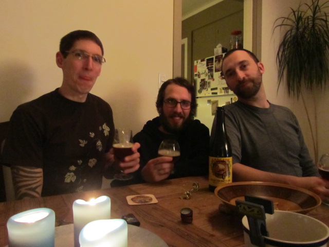 Longtime beer buddies Shane Walz (left), Angelo Brewpublic, and Tom Slovak (right)
