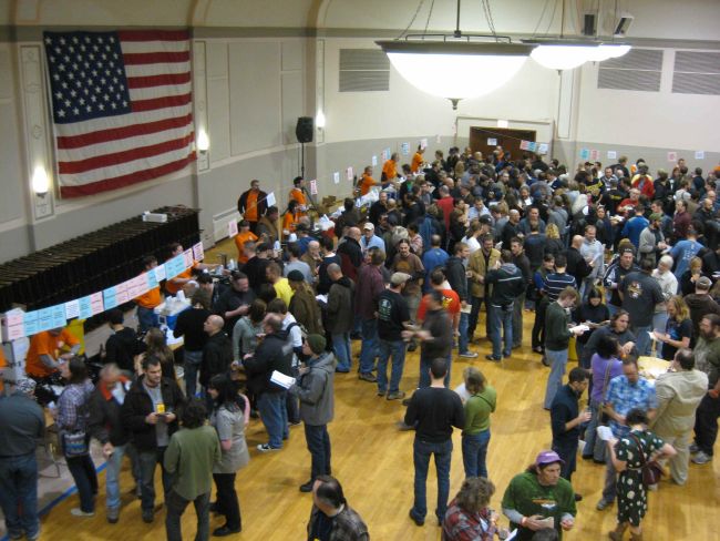 Crowd at Festival of Wood and Barrel Aged Beers