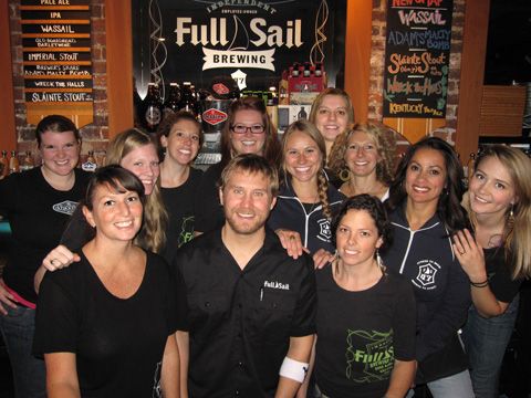 Full Sail Brewery staff celebrates latest Brewer's Share Release