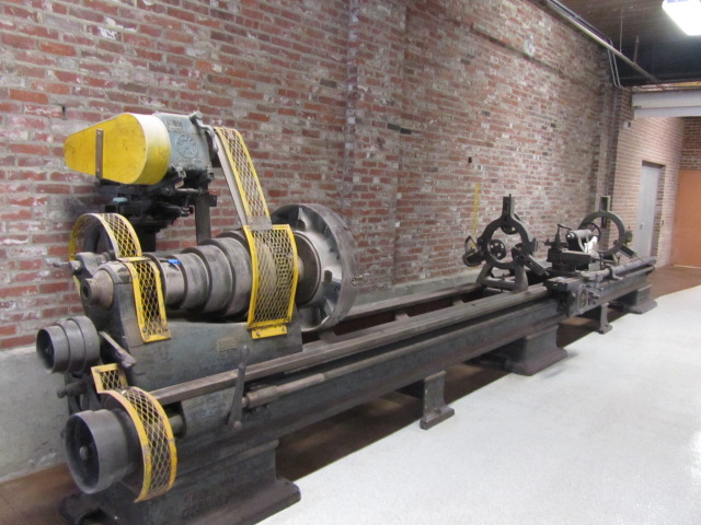 Maine's largest lathe on display at Bates Mill 