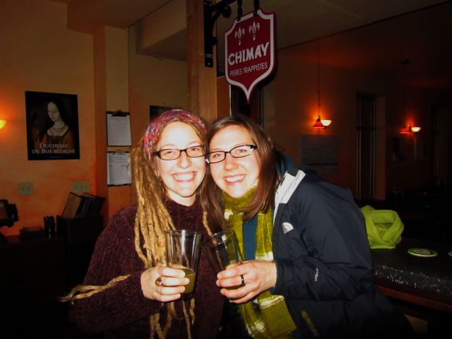 Megan and Megan at Concordia Ale House
