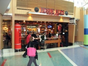 Rogue Pub at PDX International Airport (photo by John Foyston of The Beer Here)