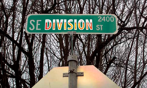 Division Street Beer Sign