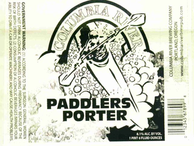Columbia River Paddlers Porter