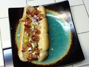 Brewligan hot dog