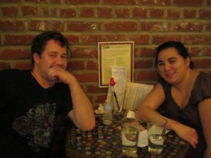 Beer lovers Steve Garrard and Tasha Posten at My Beery Valentine 3 @ Saraveza 