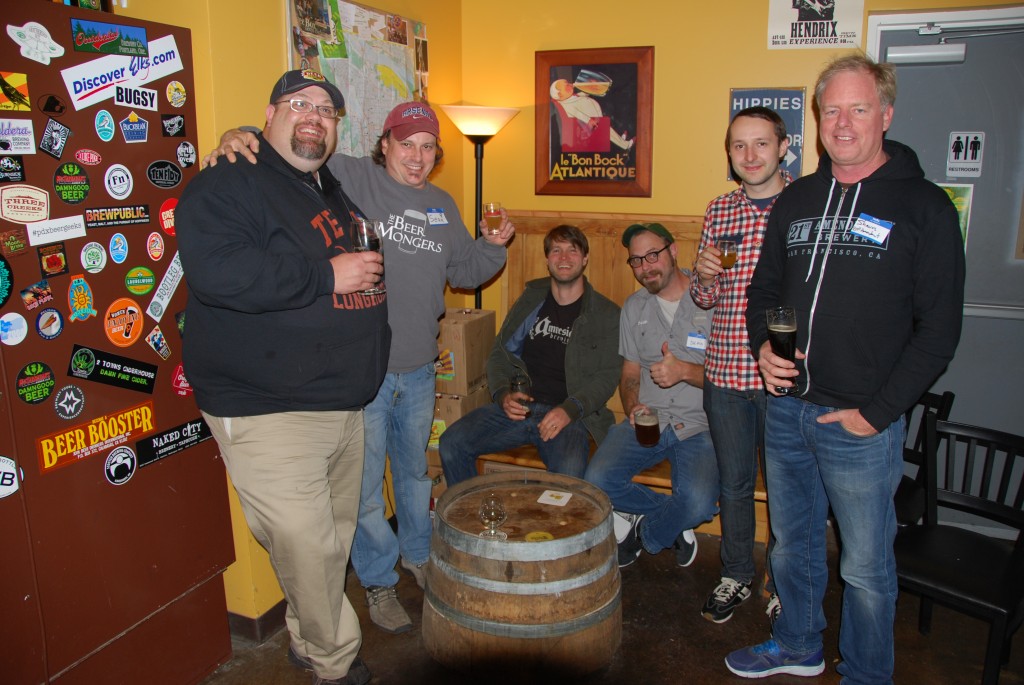 L to R: Shawn Kelso, Sean Campbell, Sean Thommen, Sean Burke, Sean Green, and Shaun O'Sullivan at Sean Fest