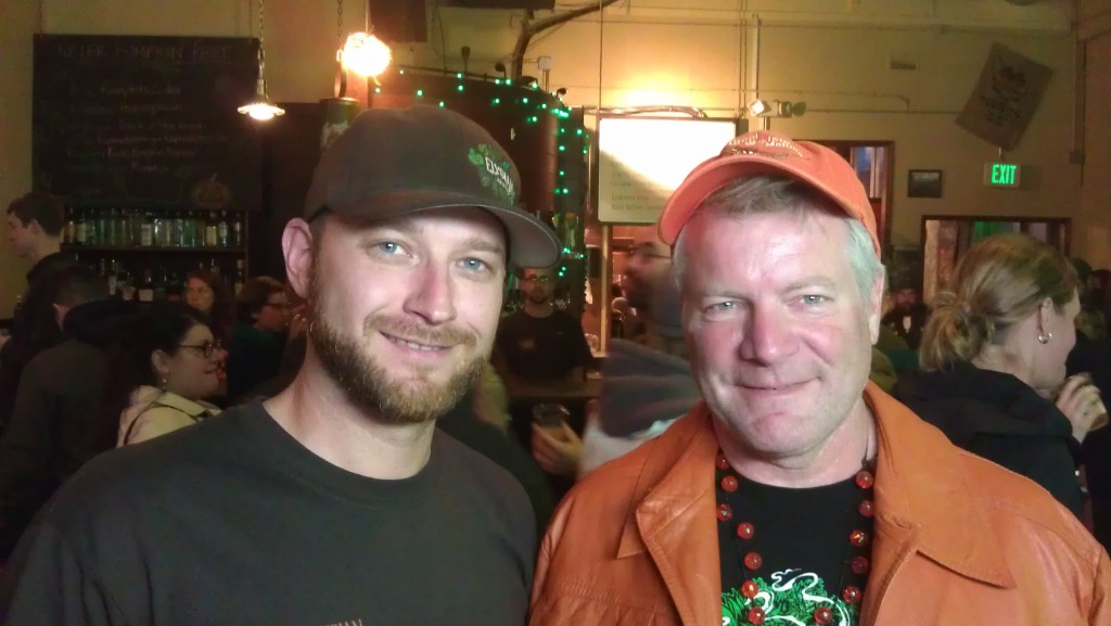 Elysian's Dave Chappell and Dick Cantwell at Brewpublic Killer Pumpkin Fest 2012