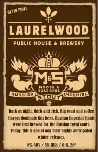 Laurelwood Moose & Squirrel Russian Imperial Stout