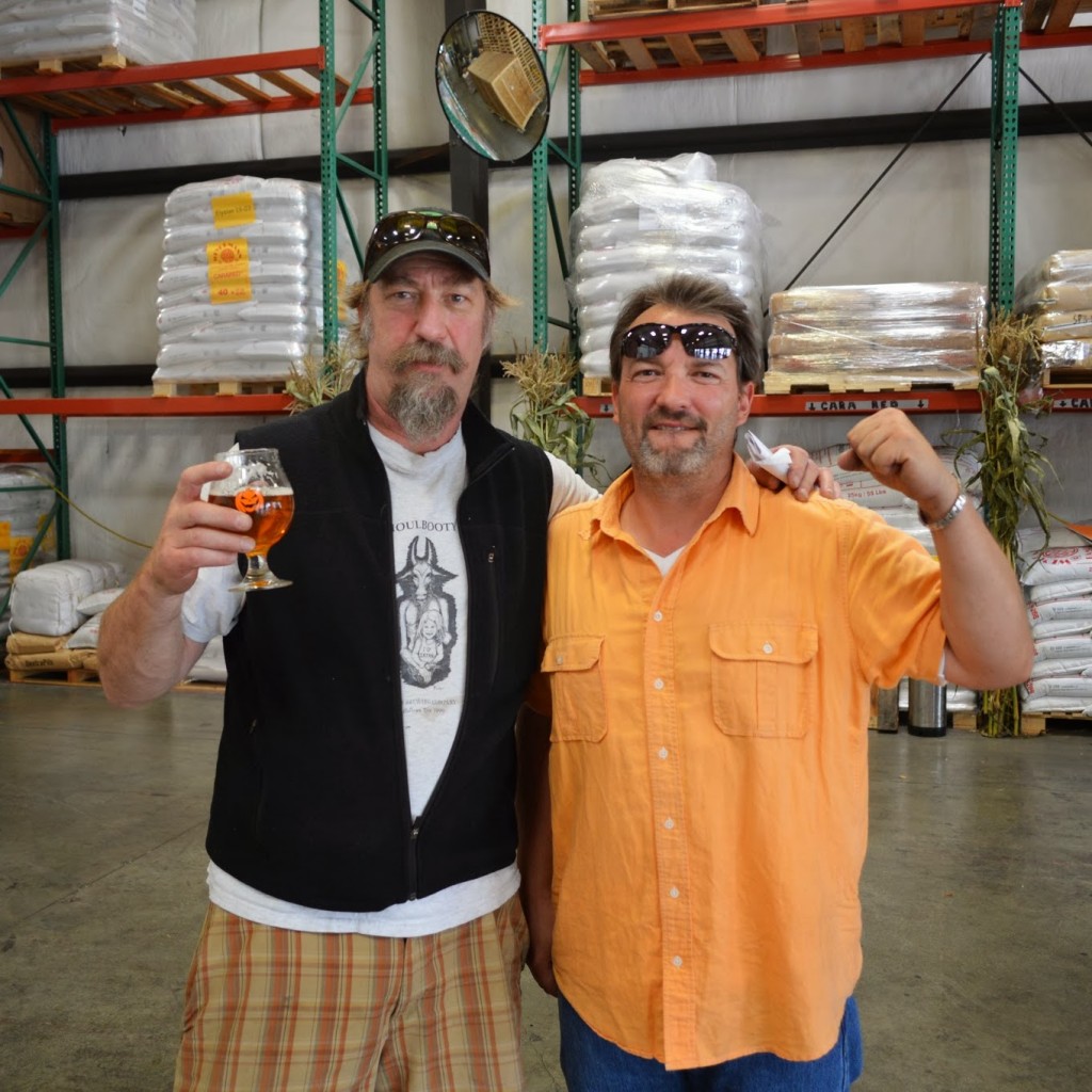 Co-owner/founder Dave Buhler with one of the organizers of GPBF