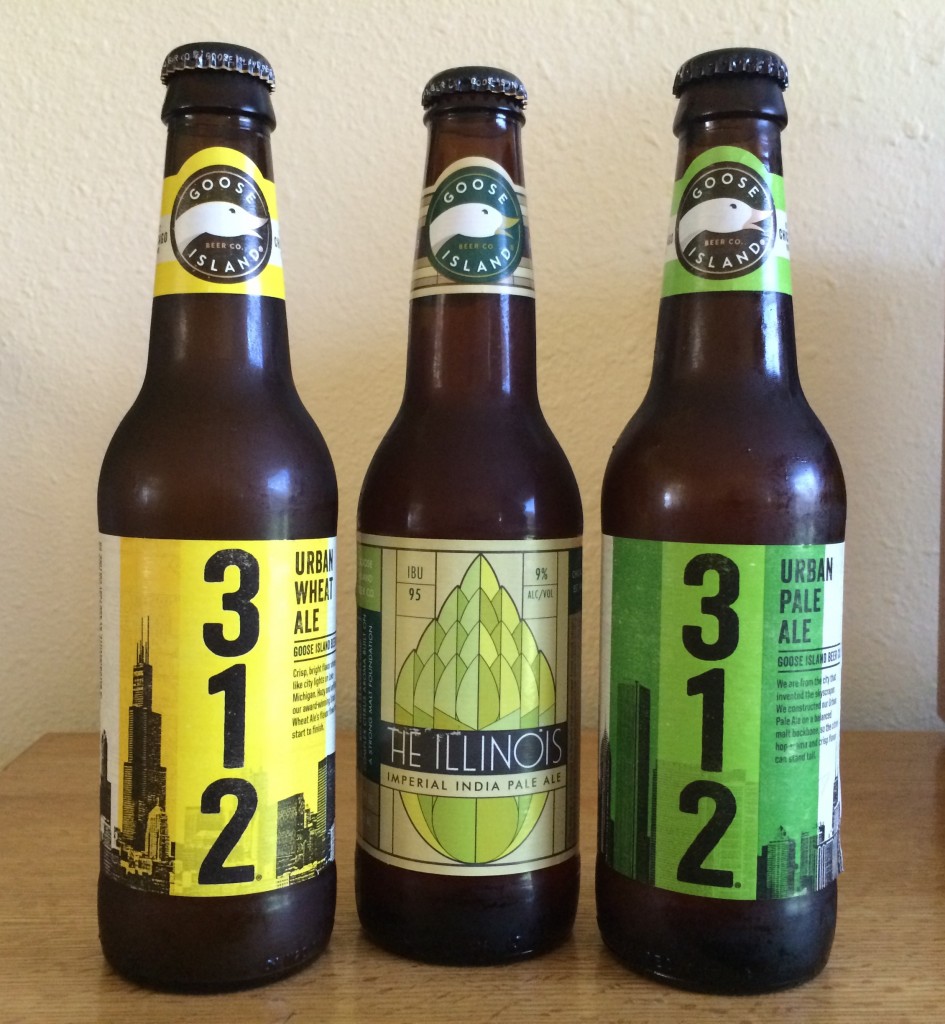 312 Urban Wheat, The Illinois and 312 Urban Pale Ale