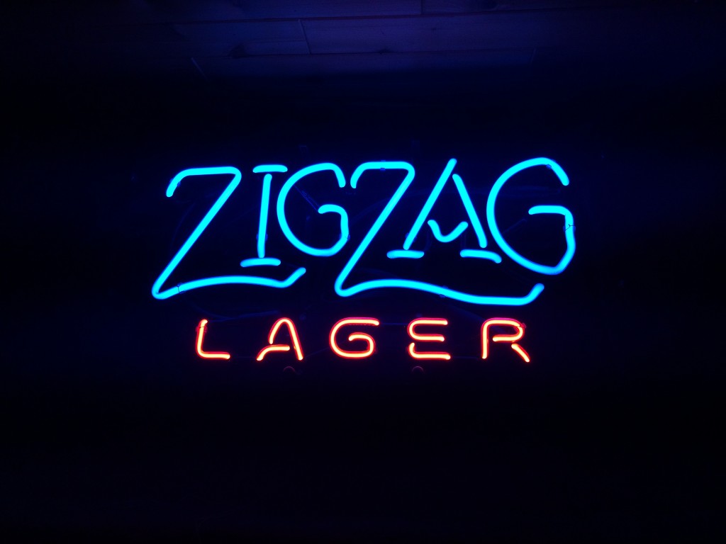 Portland Brewing ZigZag Lager Neon