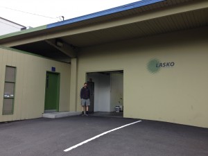 Owner/brewer Eric Surface stands before the future home of Mt Tabor Brewing's Portland brewery