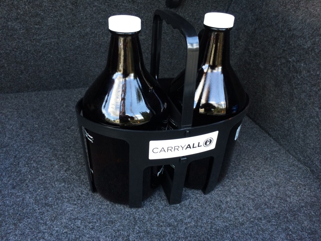 CarryAll with 2 Glass Growlers