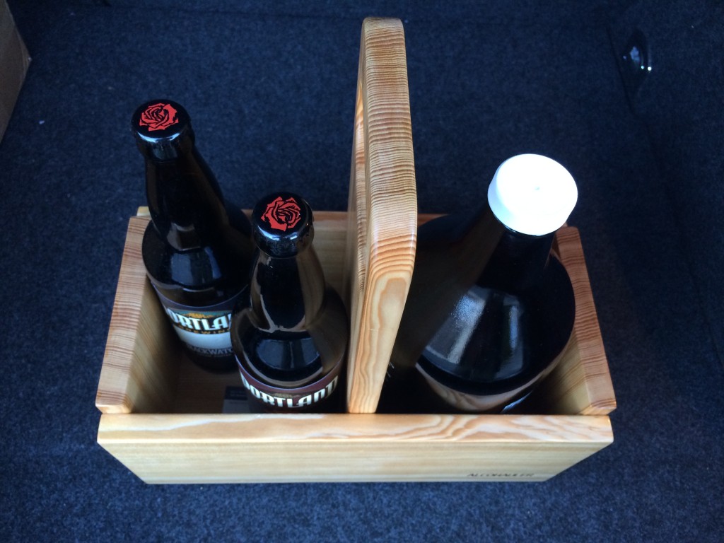The Alcohauler with 2 22oz Bottles and Glass Growler