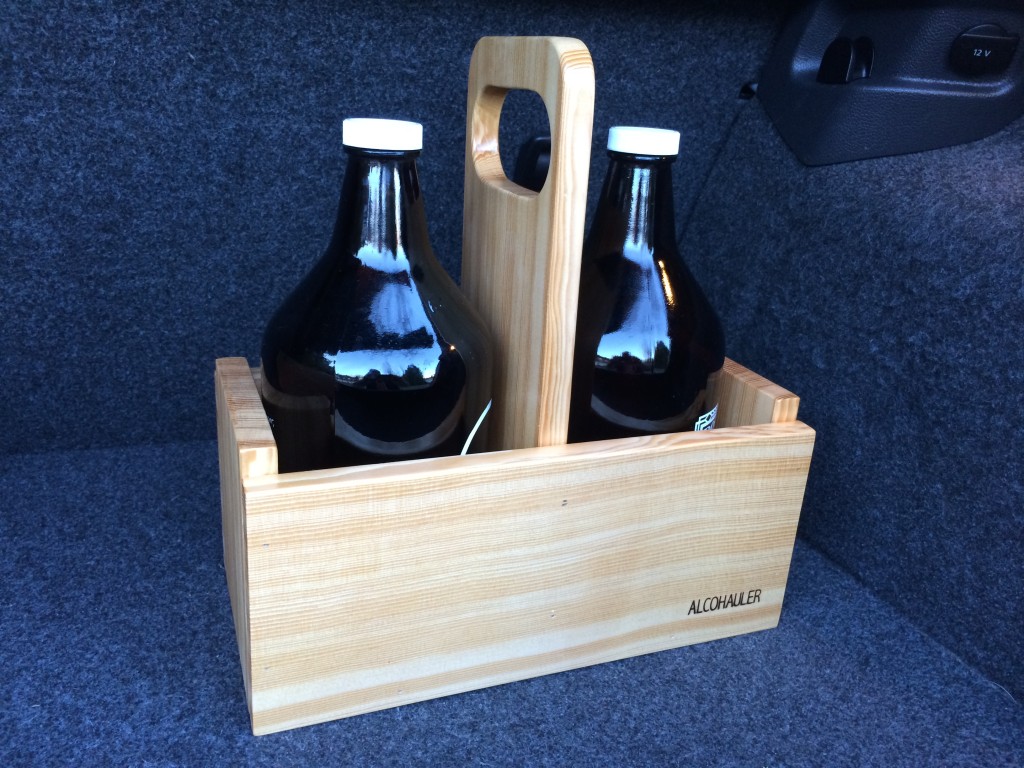 The Alcohauler with 2 Glass Growlers