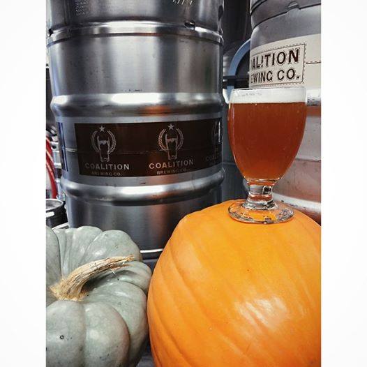 Coalition Brewing's Gourder Crosser Pumpkin Ale with roasted hatch chilies and other interesting spices