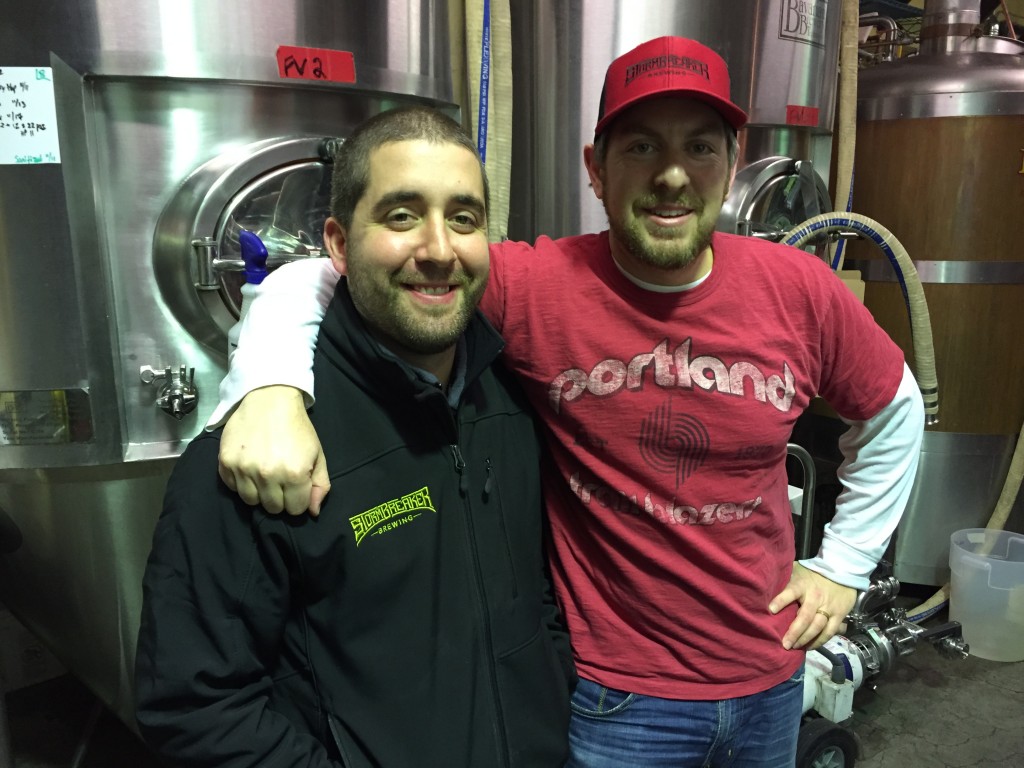 Rob and Dan at Stormbreaker Brewing