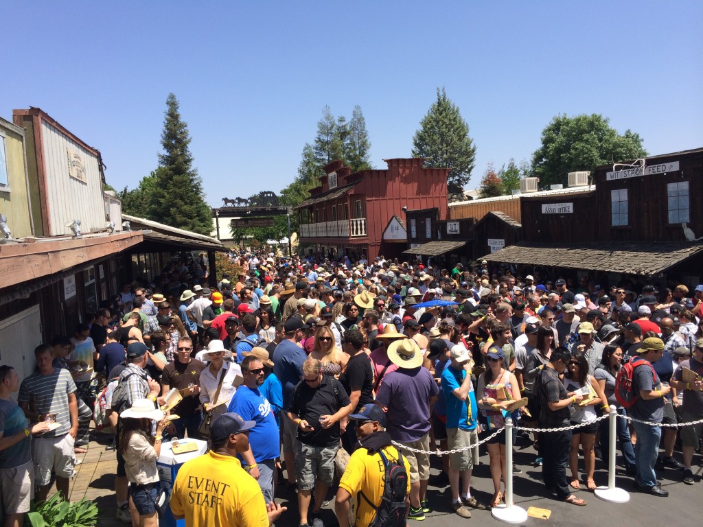 The "Line" to enter the 2014 Firestone Walker Invitational Beer Fest
