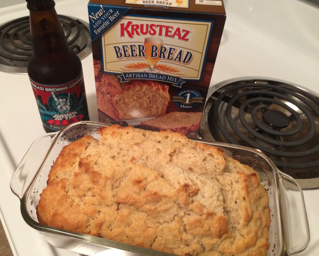 Krusteaz Beer Bread with Ninkasi Dawn of the Red