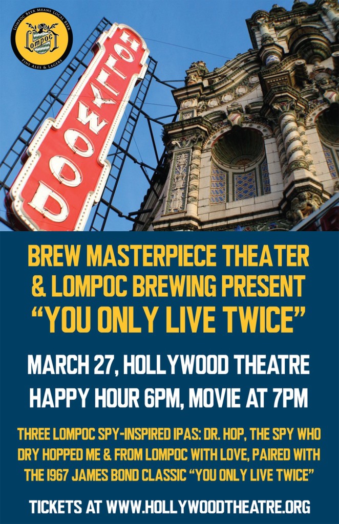 Lompoc Brewing Teams Up with Hollywood Theatre for Spy-themed IPA Night