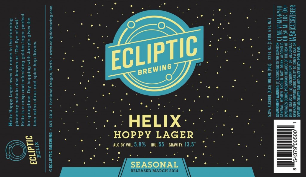 Ecliptic Helix Hoppy Lager