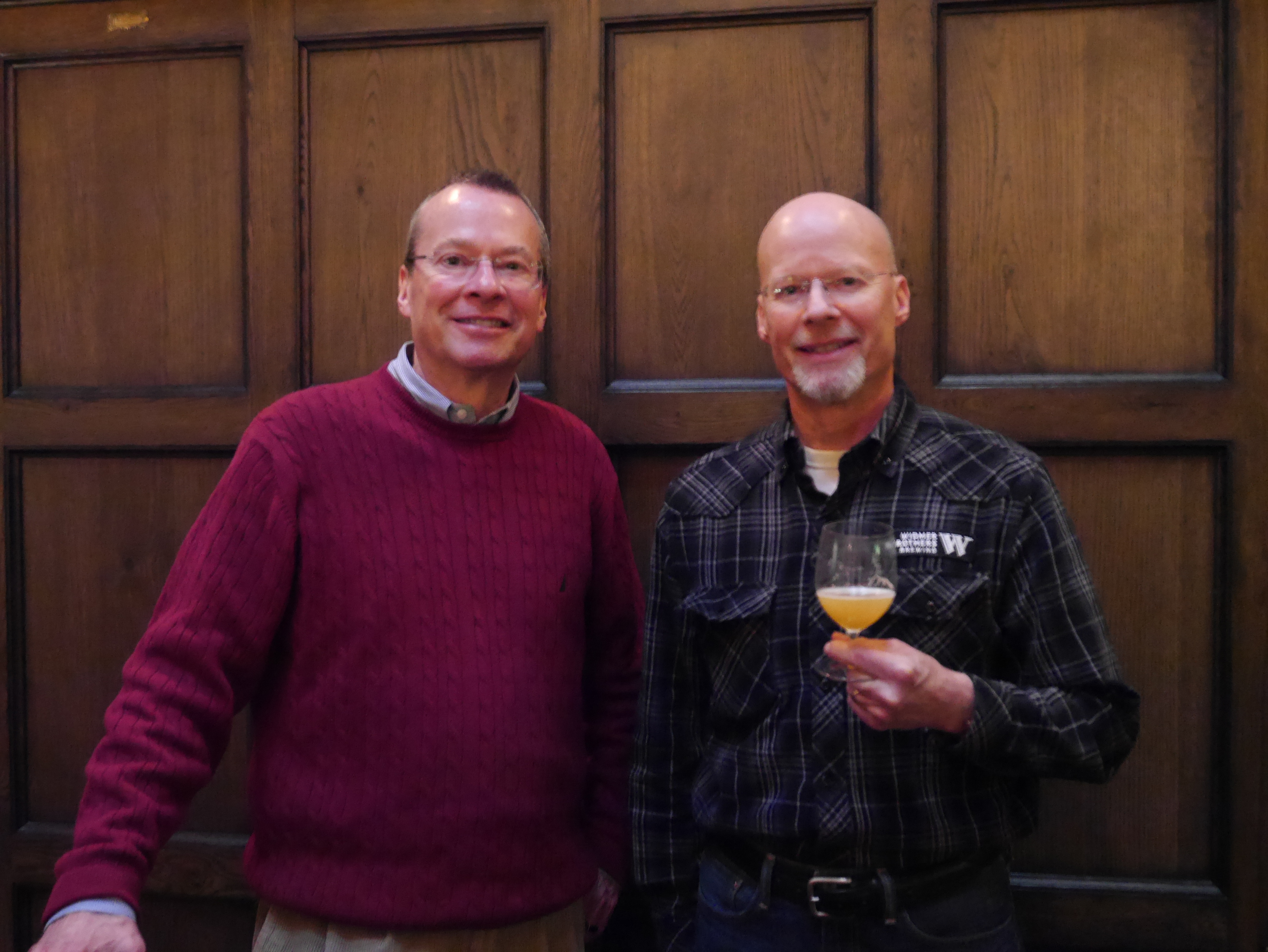 Kurt & Rob Widmer at Multnomah Whiskey Library (photo by Cat Stelzer) 