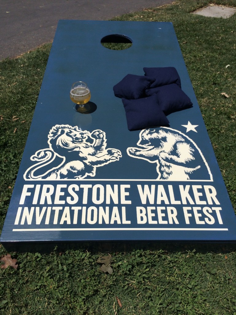 Cornhole at 2015 Firestone Walker Invitational Beer Fest
