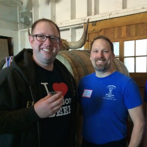 Brewpublic's D.J. Paul and Charles Porter during Zwickelmania