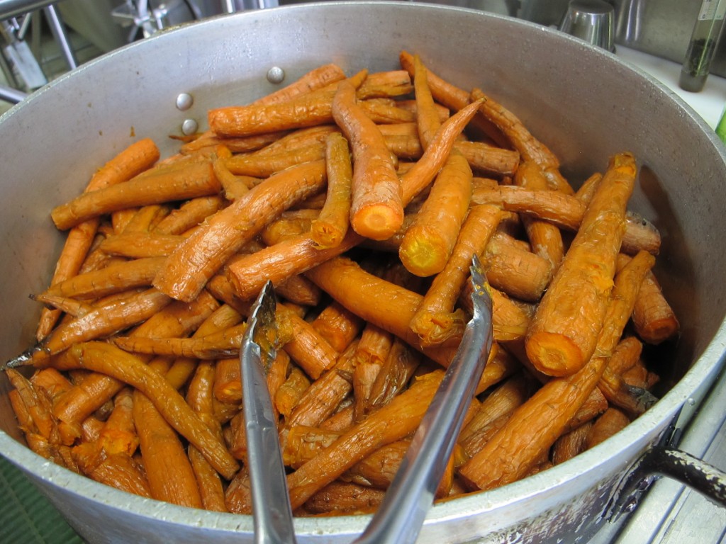 Carrots used in Hopworks - Payette 24 Karat Pale Ale
