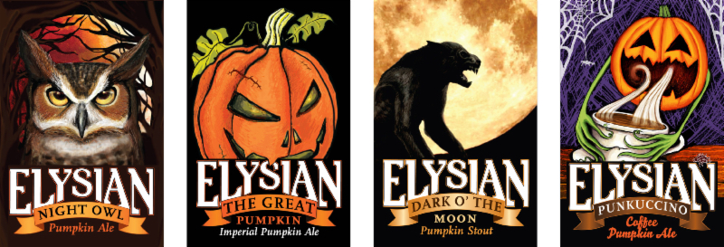 Elysian Brewing 2015 Pumpkin Beer Lineup