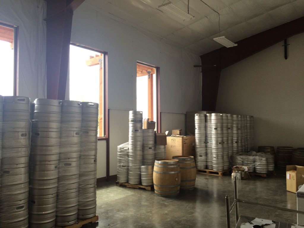 Future home of non-wild barrel-aging program at Block 15 Brewery & Tap Room