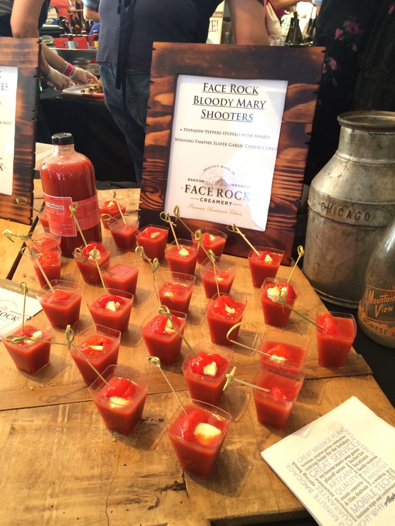Face Rock Bloddy Mary Shooters at Feast Portland Oregon Bounty Grand Tasting