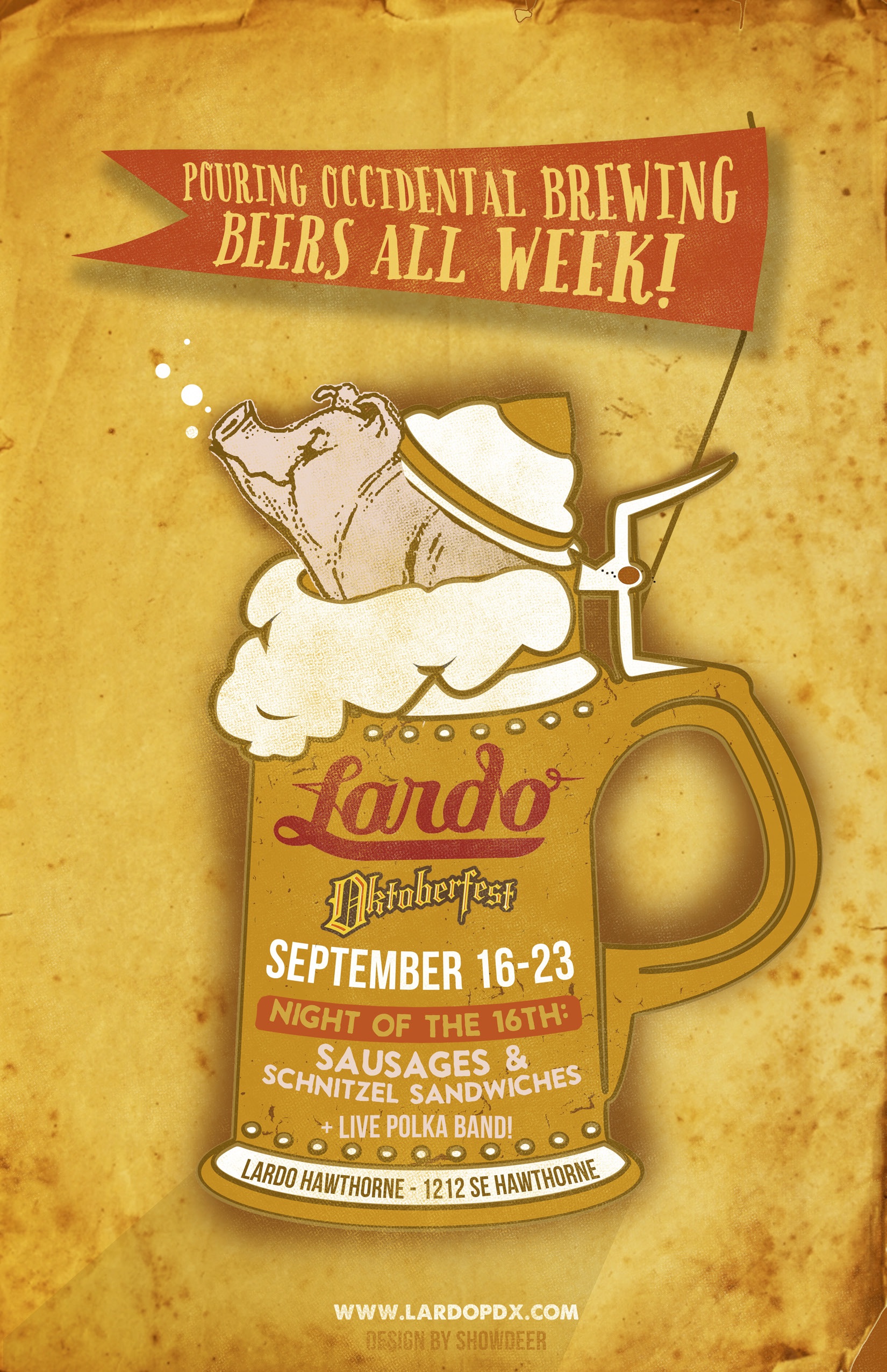 Lardo Oktoberfest with Occidental Brewing