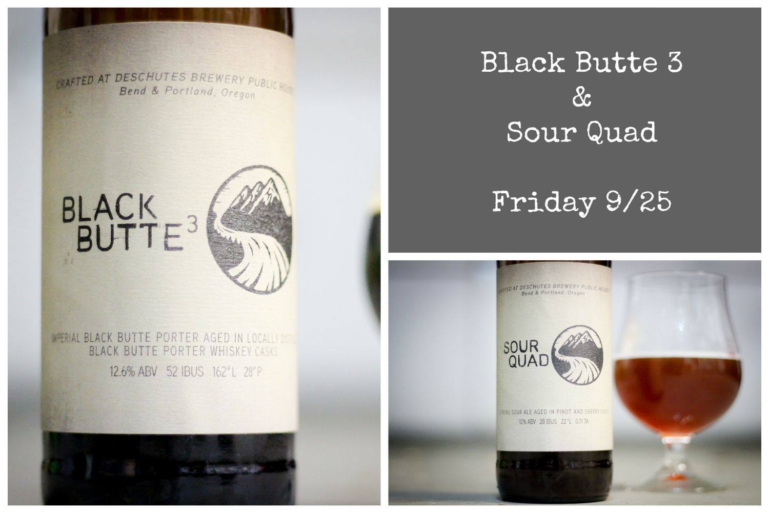 Deschutes Brewery Black Butte³ & Sour Quad Release