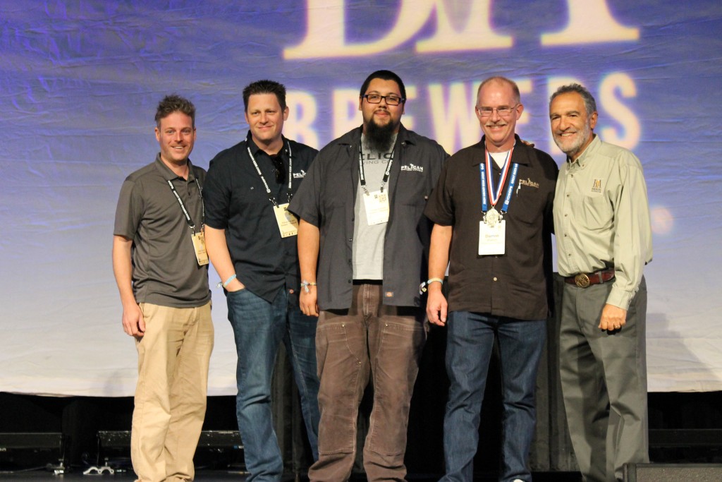 Pelican Brewing at 2015 GABF Gold Medal for McPelican's Wee Heavy