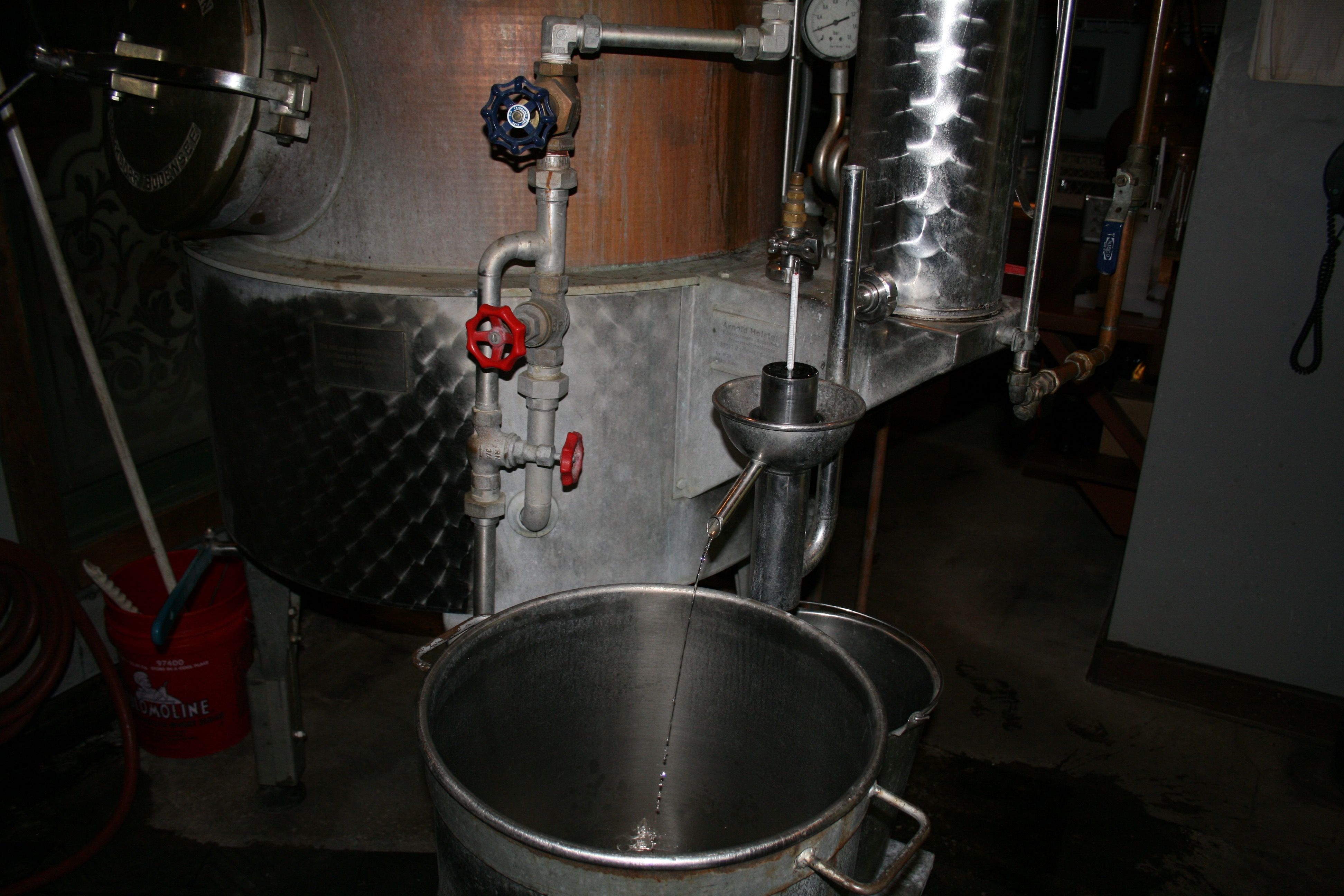 Still Pot at Edgefield Distillery (photo by D.J. Paul)