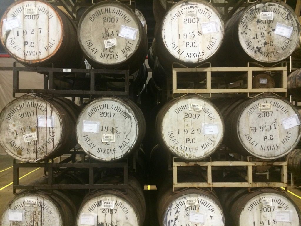 Single Malt Scotch Barrels aging for a future BCBS release at Goose Island Barrel Warehouse