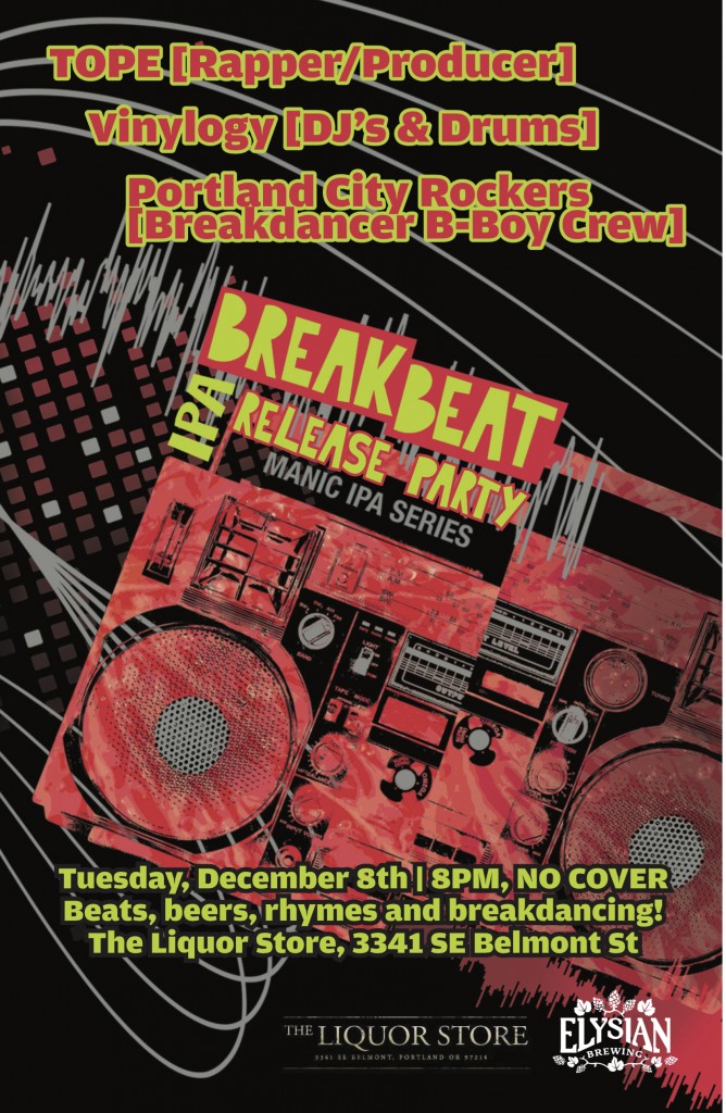 Elysian Brewing Breakbeat IPA Release Party!