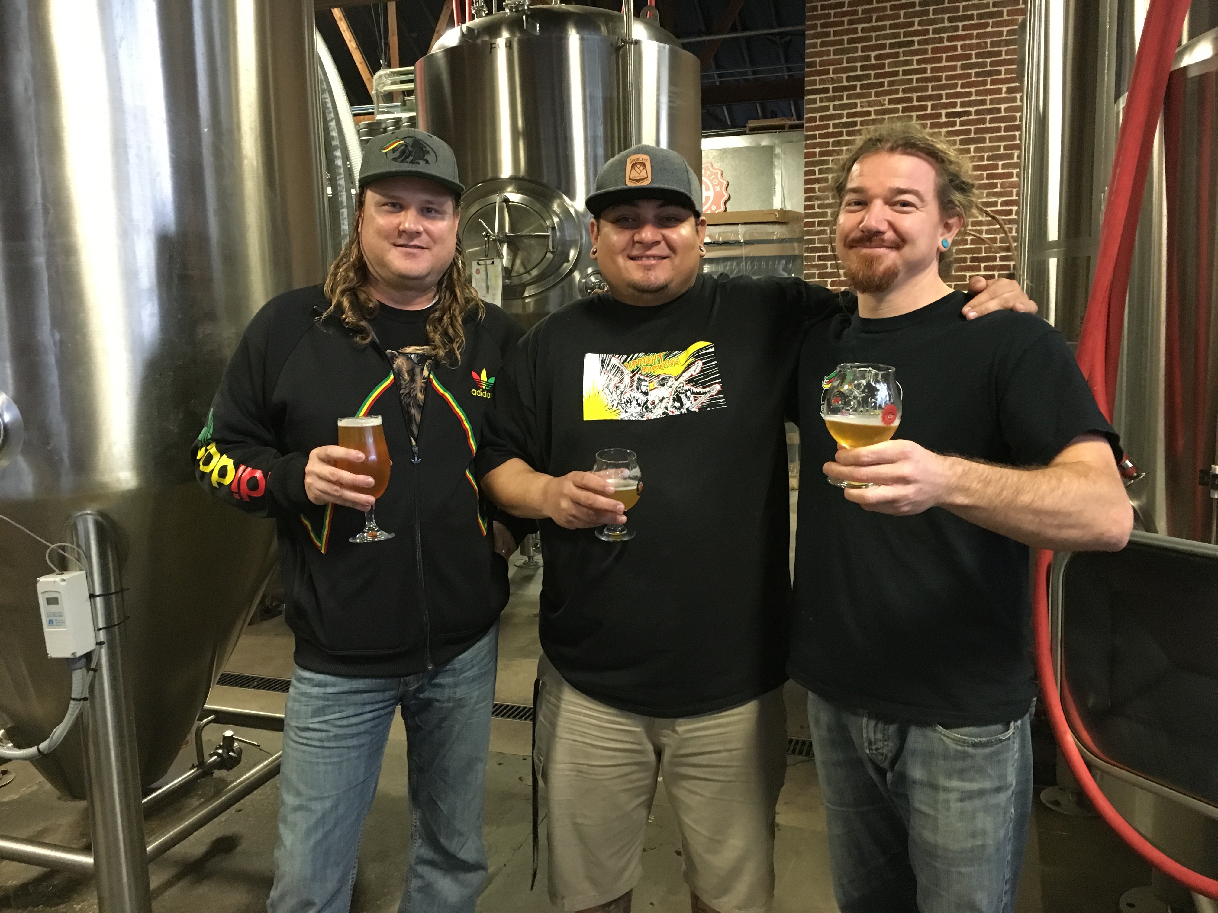Larry Clouser, Josh Huerta, and Erick Russ of Pono Brewing will debut their collaboration with Culmination Brewing at Artisinful. 