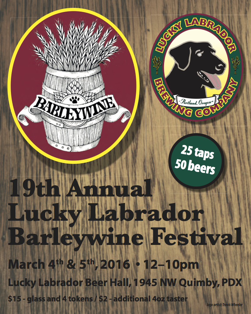 2016 Lucky Labrador Barleywine Festival