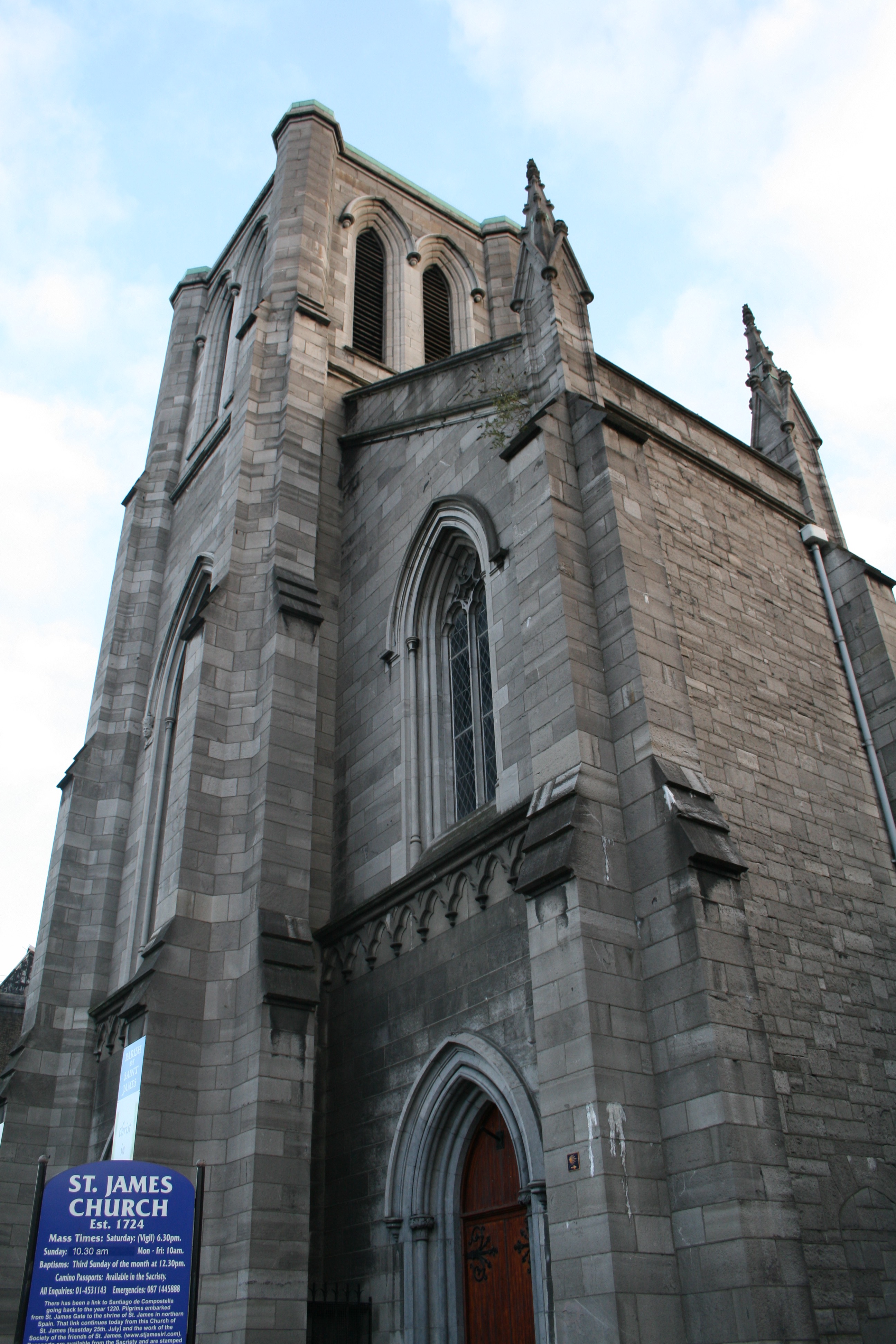 St. James Church on the grounds of Guinness in Dublin, Ireland.