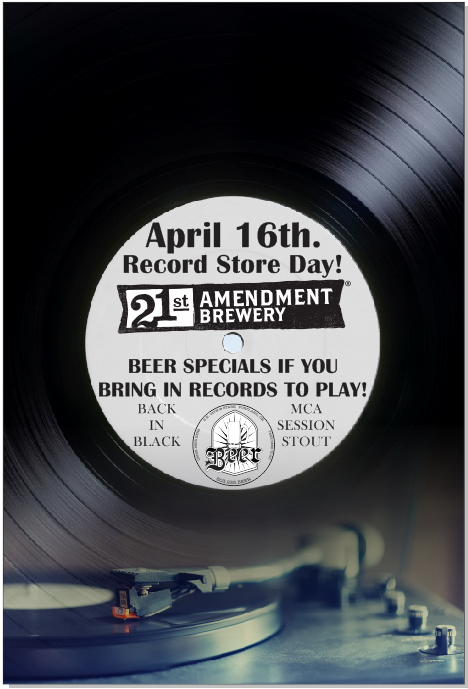 21st Amendment Record Store Day
