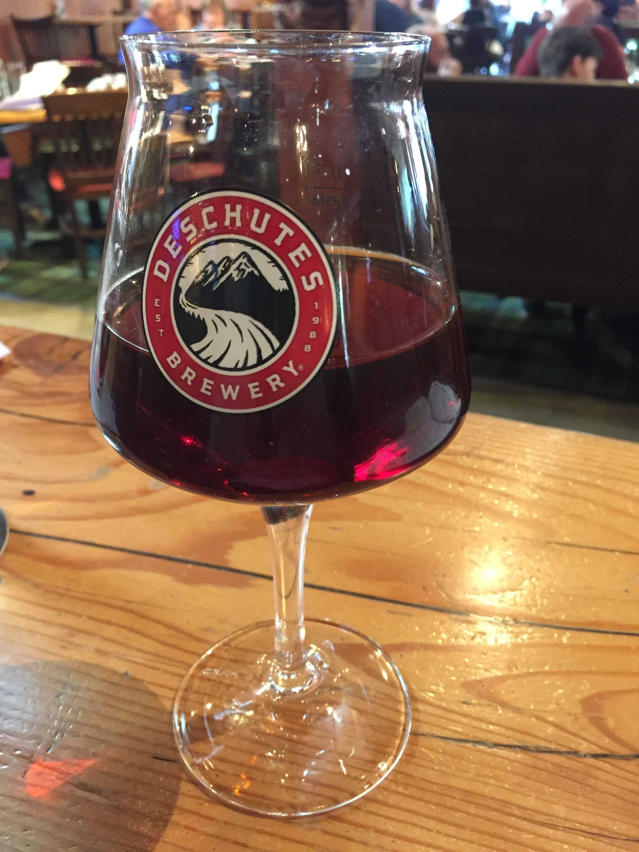 A glass of Deschutes Brewery Reserve Series Pinot Suave. (photo courtesy of Canal MacWhaler)
