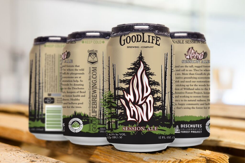 GoodLife Brewing Wildland Session Ale 6 pack. (image courtesy of GoodLife Brewing)