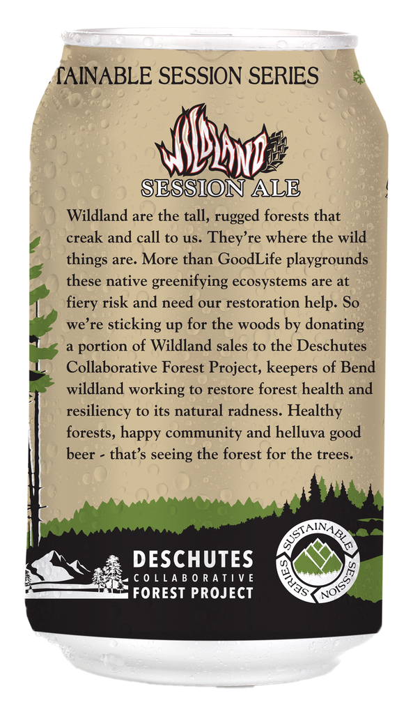 GoodLife Brewing Wildland Session Ale back of the can. (image courtesy of GoodLife Brewing)
